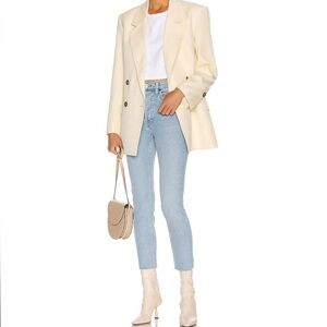 RE/DONE 90's High Rise Ankle Crop Jeans Size 25